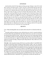 bài tập lớn môn luật an sinh xã hội