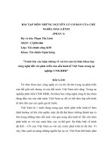 Trình bày các luận chứng về vai trò của trị thức khoa học công nghệ đối với phát triển của nền kinh tế việt nam 