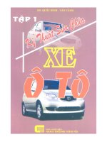 Ebook kỹ thuật sửa chữa xe ô tô (tập 1)  phần 1