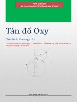 Luyen thi THPT Mon Toan 2016 ( Duong tron)