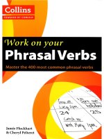 Work on your phrasal verbs