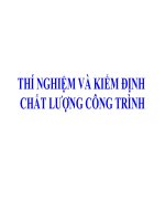 Thí nghiệm và kiểm định công trình Xây Dựng