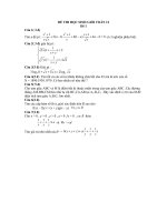 Đề thi sinh giỏi toán 12