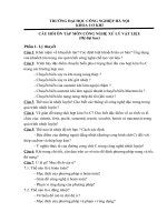 Đề cương ôn tập công nghệ sử lý vật liệu