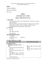 giáo án tin học lớp 2 chọn lọc 