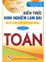 kien thuc kinh nghiem lam bai qua cac ky thi dai hoc mon toan moi nhat