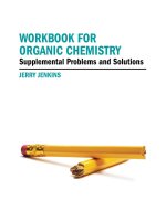 Workbook for Organic Chemistry Supplemental Problems and Solutions First Edition Jerry Jenkins