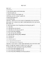 báo cáo thực tập tốt nghiệp  “pháp luật về giao kết và thực hiện hợp đồng mua bán hàng hoá quốc tế và thực tiễn áp dụng tại tổng công ty may 10   CTCP”