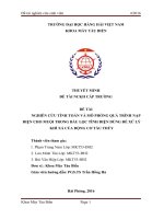 NGHIÊN cứu TÍNH TOÁN VÀ mô PHỎNG QUÁ TRÌNH NẠP điện CHO MUỘI TRONG bầu LỌC TĨNH điện DÙNG để xử LÝ KHÍ XẢ CỦA ĐỘNG cơ TÀU THỦY 