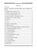 TÌNH HÌNH THỰC HIỆN các CÔNG cụ của CHÍNH SÁCH TIỀN tệ ở VIỆT NAM HIỆN NAY 