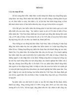 Biện pháp nâng cao hiệu quả hoạt động kinh doanh bảo hiểm nhân thọ tại công ty TNHH manulife (việt nam) khu vực hải phòng 01 (HP01)”  