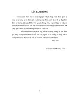 Biện pháp hoàn thiện quản trị nhân sự tại công ty cổ phần dịch vụ thương mại thái anh 