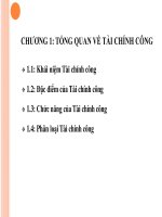 Slide bài giảng Tài chính công