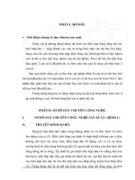 Tính toán và thiết kế tháp chưng luyện liên tục loại tháp đệm để phân tách hỗn hợp rượu etylic – nước