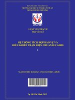 Hệ thống tích hợp bảo vệ và điều khiển trạm điện chuẩn IEC 61850