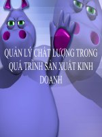 QUẢN LÝ CHẤT LƯỢNG TRONG QUÁ TRÌNH SẢN XUẤT KINH DOANH