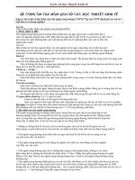 Đề cương ôn tập môn Lịch sử học thuyết kinh tế