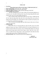 Luận văn “hoàn thiện công tác kiểm soát tại công ty TNHH hóa dệt hà tây”