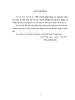 Một số biện pháp nâng cao năng lực công tác quản lý nhà nước đối với các doanh nghiệp trên địa bàn quận lê chân 