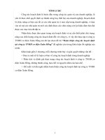 báo cáo thực tập tốt nghiệp đề tài “hoàn thiện công tác hoạch định tại công ty TNHH cơ điện xuân hồng”