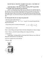 bài tập về sự truyền tải điện năng