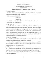 Ảnh hưởng của cộng đồng kinh tế ASEAN – AEC đến việc làm của sinh viên chuyên ngành kế toán đại học thương mại