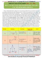 TƯ DUY GIẢI NHANH HÌNH HỌC OXY THẦY NGUYỄN THANH TÙNG