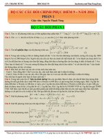 BỘ CÂU HỎI 9 ĐIỂM THẦY NGUYỄN THANH TÙNG