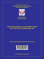 Thiết kế bộ nghịch lưu hòa năng lượng mặt trời lên lưới điện quốc gia