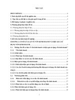 báo cáo thực tập tốt nghiệp  “ phân tích hiệu quả sử dụng vốn kinh doanh tại công ty cổ phần hóa chất thực phẩm châu á”
