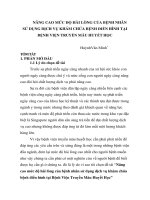 NÂNG CAO mức độ hài LÒNG của BỆNH NHÂN sử DỤNG DỊCH vụ KHÁM CHỬA BỆNH điển HÌNH tại BỆNH VIỆN TRUYỀN máu HUYẾT học full 