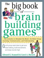 The Big Book of Brain-Building Games Fun Activities to Stimulate the Brain for Better Learning, Communication and Teamwork (Big Book Series)