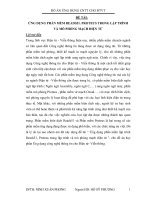 Đồ án ứng dụng phần mềm proteus trong lập trình và mô phỏng mạch điện tử, luận văn tốt nghiệp đại học, thạc sĩ, đồ án,tiểu luận tốt nghiệp
