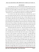 TIỆU LUẬN CHUYÊN đề   môn CHÍNH SÁCH và PHÁP LUẬT về đầu tư 