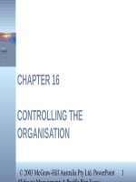 Lecture management  a pacific rim focus   chapter 16  controlling the organisation