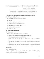 hướng dẫn trình bày báo cáo khoa học word