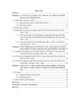 Lãnh đạo của đảng bộ hà tây về xây dựng và phát triển văn hóa trong giai đoạn 1991 2006 