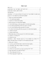 Nâng cao hiệu quả quản lí tài chính tại công ty cổ phần thương mại và dịch vụ kĩ nghệ hàng hải 