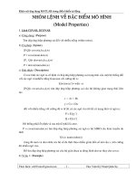 khảo sát đặc điểm mô hình matlap