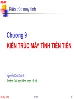 Bài giảng kiến trúc máy tính   chương 9  kiến trúc máy tính tiên tiến   nguyễn kim khánh