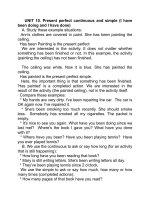 UNIT 10 thì  HTHTTD  HTHT