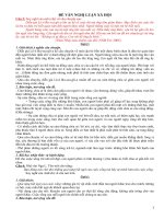 ĐỀ văn NGHỊ LUẬN xã hội HAY