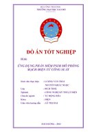 Đồ án ứng dụng phần mềm PSIM mô phỏng mạch điện tử công suất luận văn, đồ án, luan van, do an