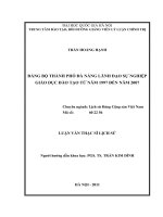 Đảng bộ thành phố đà nẵng lãnh đạo sự nghiệp giáo dục đào tạo từ năm 1997 đến năm 2007