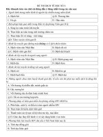 ĐỀ THI DỊCH TỄ HỌC SỐ 3 CÓ ĐÁP ÁN