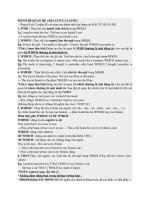 Chuyên đề mệnh đề quan hệ, mệnh đề trạng từ và rút gọn mệnh đề  ôn thi đại học THPTQG