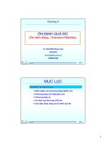 ổn định quá độ trong hệ thống điện