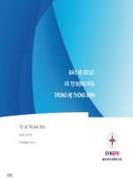 bảo vệ rơ le trong hệ thống điện