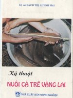 Ebook kỹ thuật nuôi cá trê vàng lai (tái bản lần thứ 5)