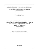 Một số biến đổi của thiết kế mỹ thuật phim truyện điện ảnh việt nam thời kỳ đổi mới (đến năm 2013)